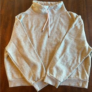 Reflex Blue/Green Mock Neck Sweatshirt